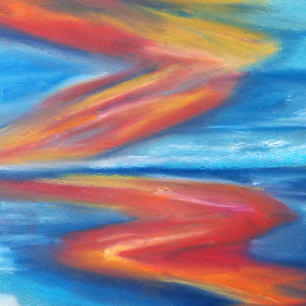 Ocean Scenes Series 2 Painting #1 Original painting by Artist Rachael Potter